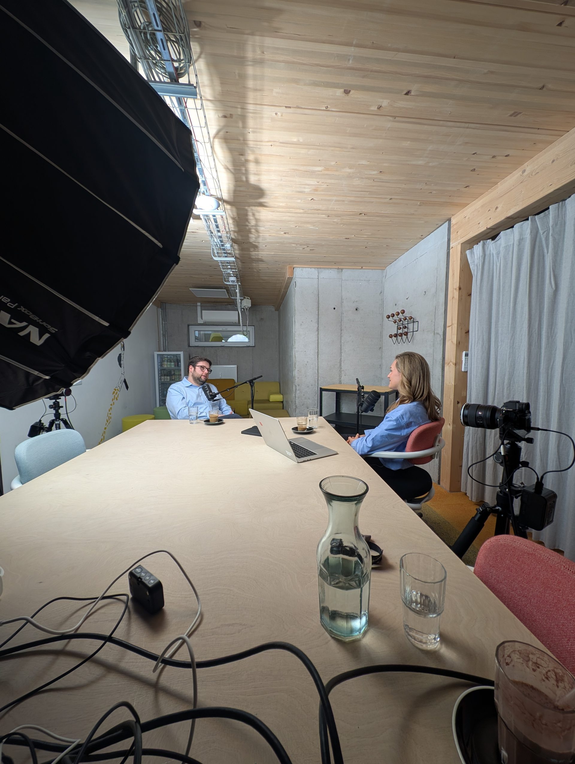 Mobiles Podcast Studio Freiburg – vor Ort Produktion